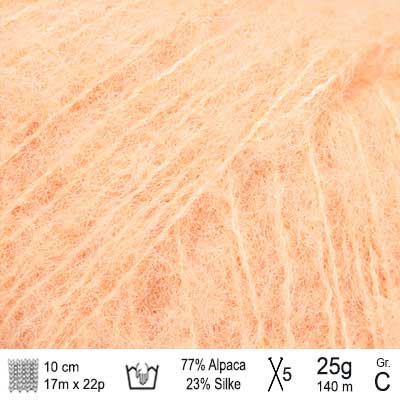 Drops Brushed Alpaca Silk garn - KreStoffer
