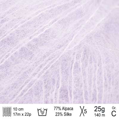 Drops Brushed Alpaca Silk garn - KreStoffer
