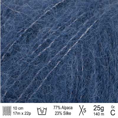 Drops Brushed Alpaca Silk garn - KreStoffer