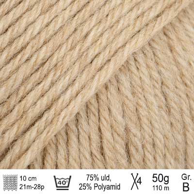 Fiesta garn DROPS Beige mix