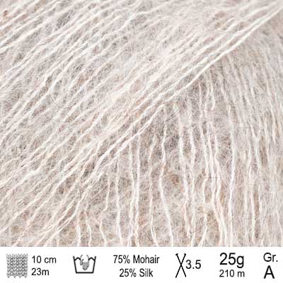 Drops Kid Silk garn Morgendis
