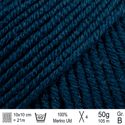 Drops Merino Extra Fine garn Mørk marineblå