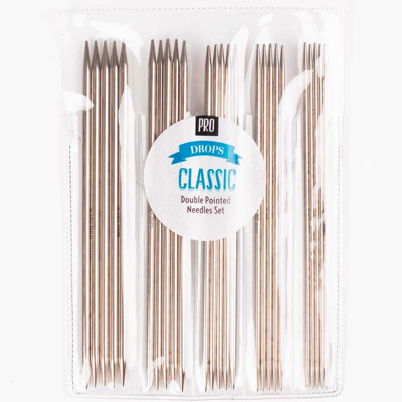 Drops Pro Classic strømpepinde sæt