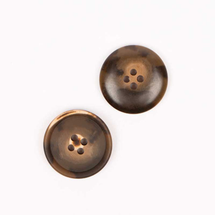 Drops Knap nr. 704 i imiteret træ i valnød 23 mm