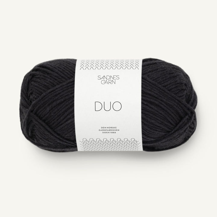 Duo garn fra Sandnes Garn Sort