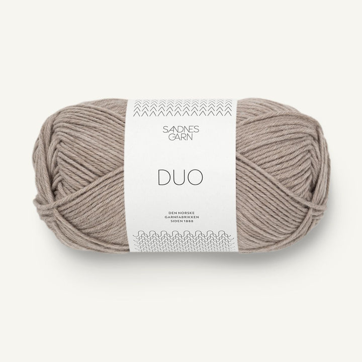 Duo garn fra Sandnes Garn Beige meleret