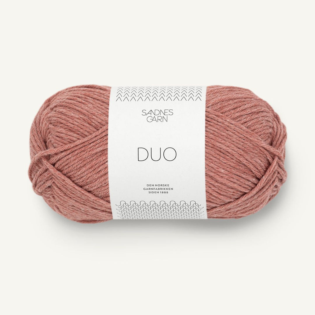 Duo garn fra Sandnes Garn Varm brunmeleret