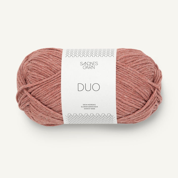 Duo garn fra Sandnes Garn Varm brunmeleret
