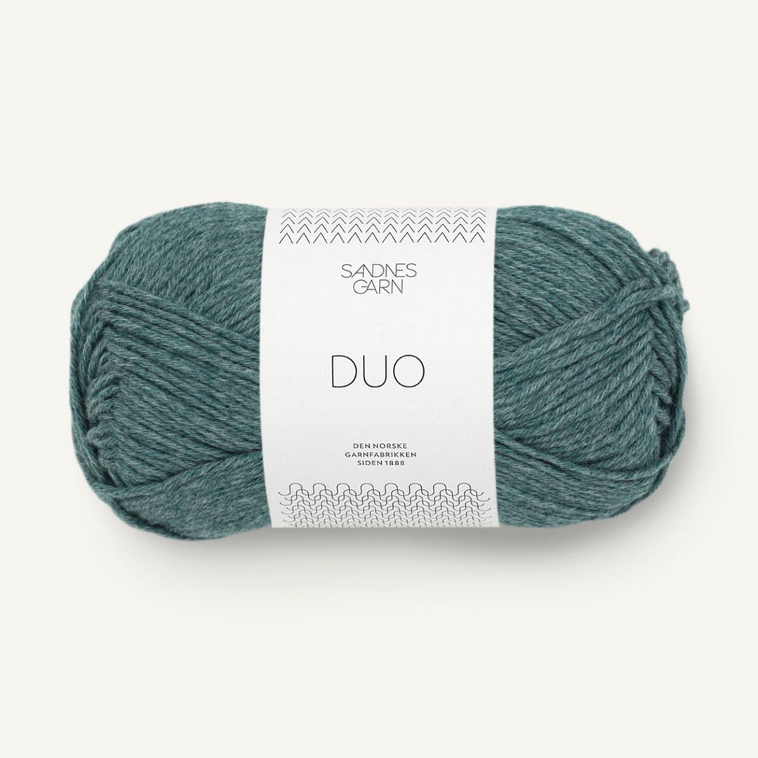 Duo garn fra Sandnes Garn Dyb aqua