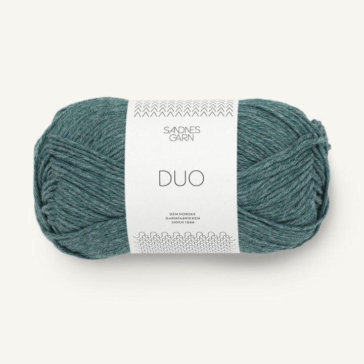 Duo garn fra Sandnes Garn Dyb aqua