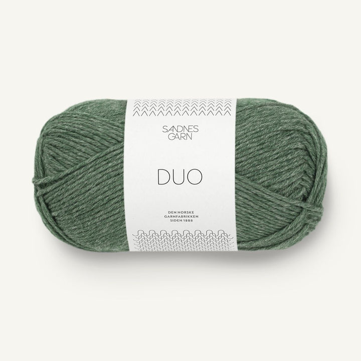 Duo garn fra Sandnes Garn Skovgrøn