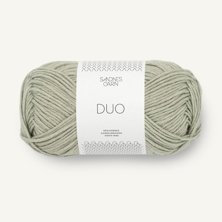 Duo garn fra Sandnes Garn Grøn Te