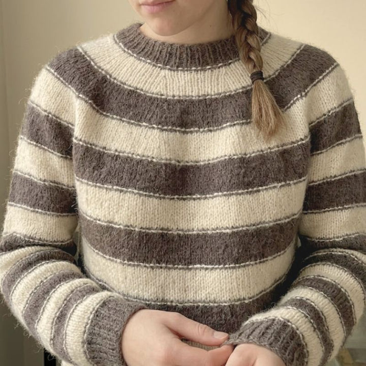 Strikkekit Easy Stripe Jumper fra NORDIC KNIT HOUSE i KOS garn