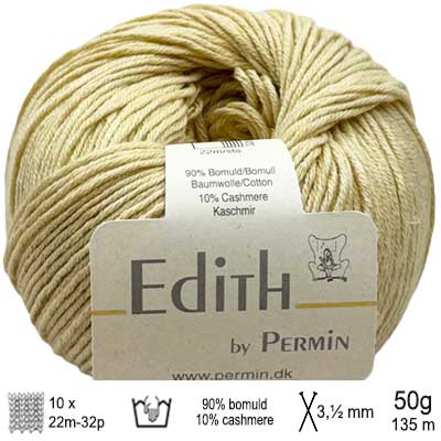 Strikkekit Top med bådhals fra Permin i Edith garn