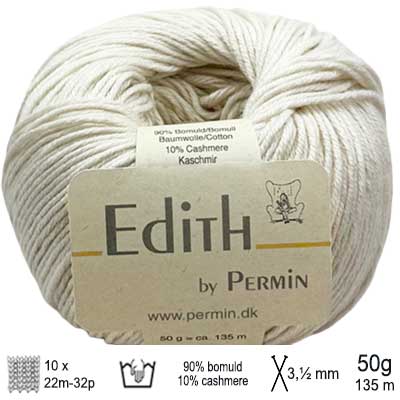 Strikkekit Top med bådhals fra Permin i Edith garn