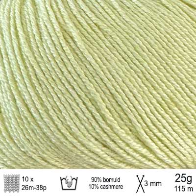 Elise garn fra Permin Acid lime