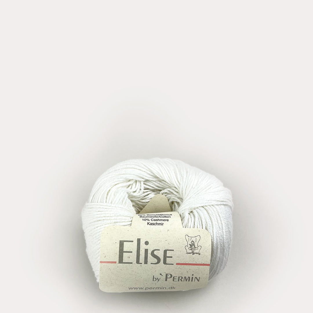 Elise garn fra Permin Hvid