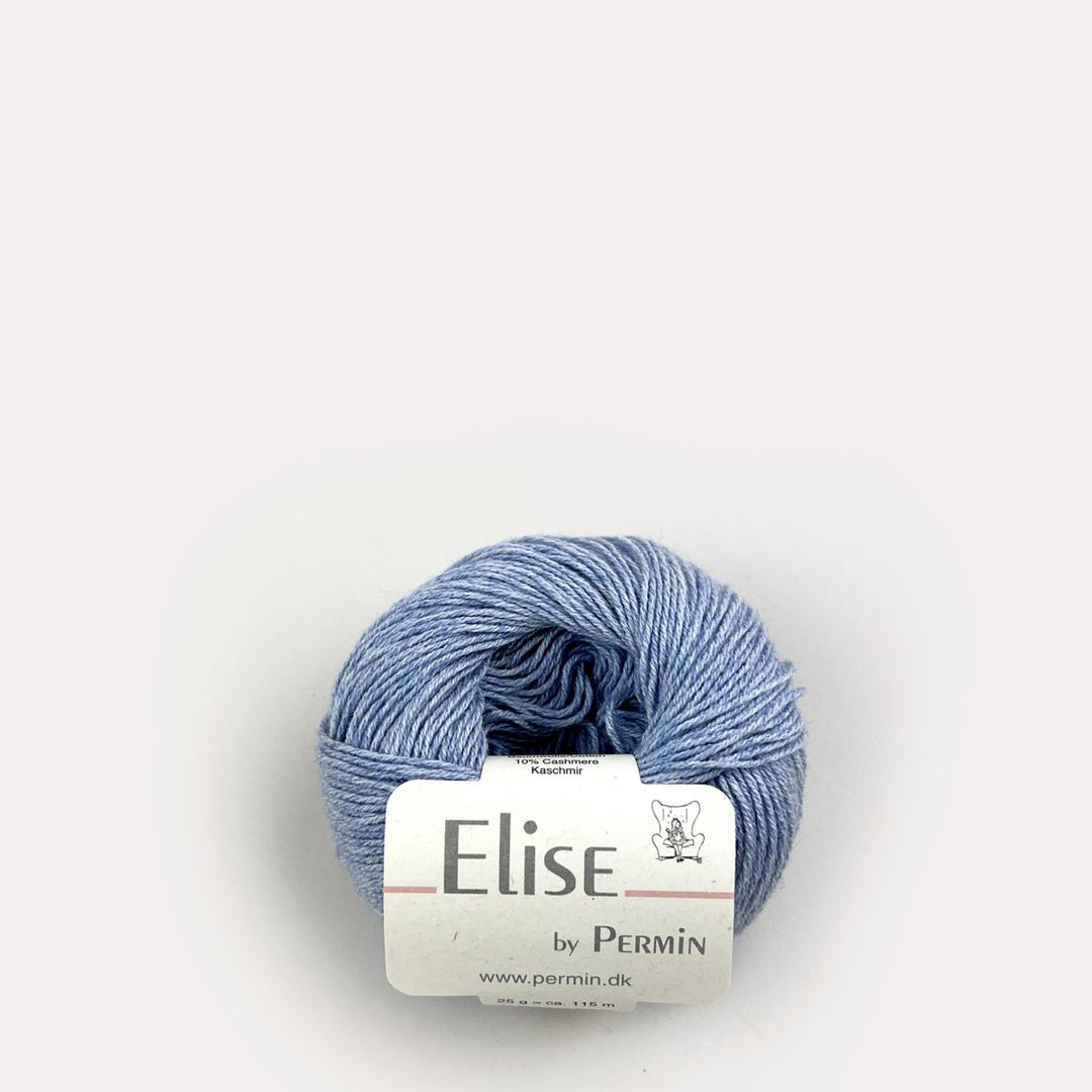 Elise garn fra Permin Blålilla