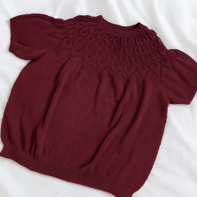 Strikkekit Ella Shirt fra Le Knit i Tynd Line garn