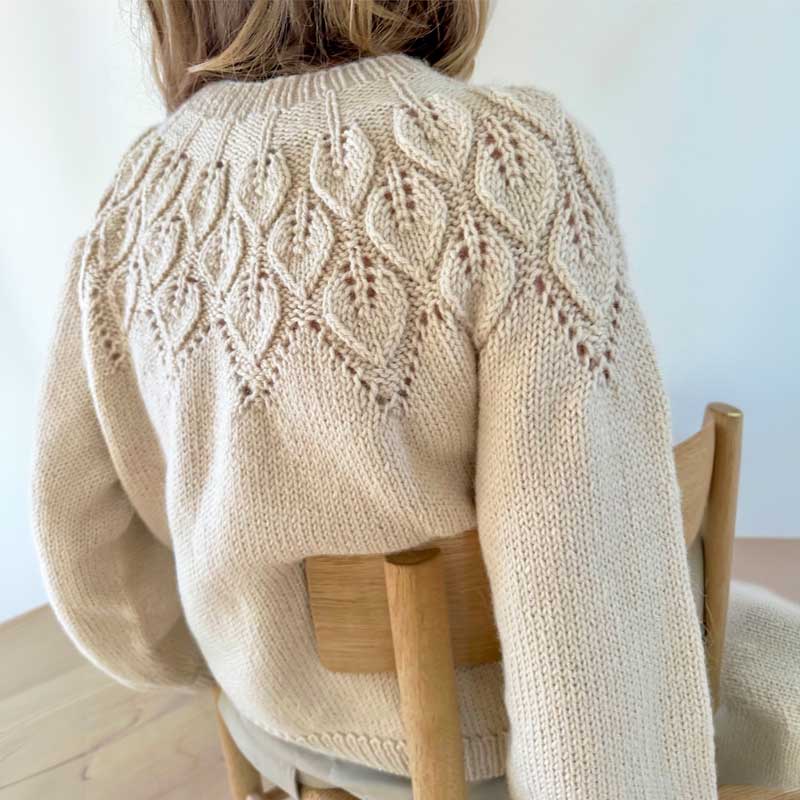 Strikkekit Ella Sweater fra Le Knit i Alpakka uld garn