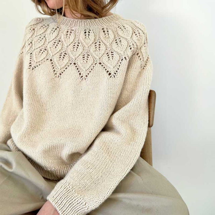 Strikkekit Ella Sweater fra Le Knit i Alpakka uld garn
