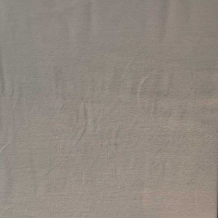 Ensfarvet bomuldsjersey - Sand