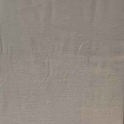 Ensfarvet bomuldsjersey, sand - KreStoffer