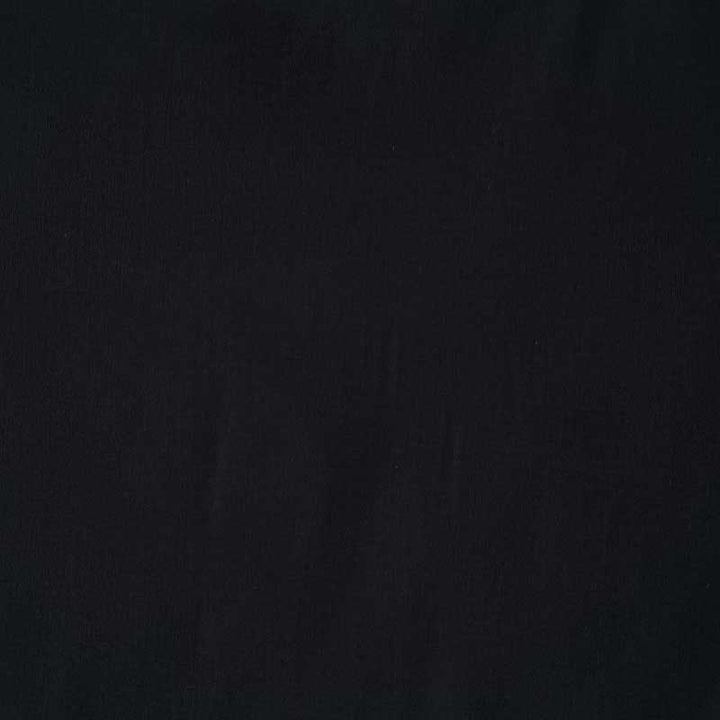 Ensfarvet bomuldsvoile sort