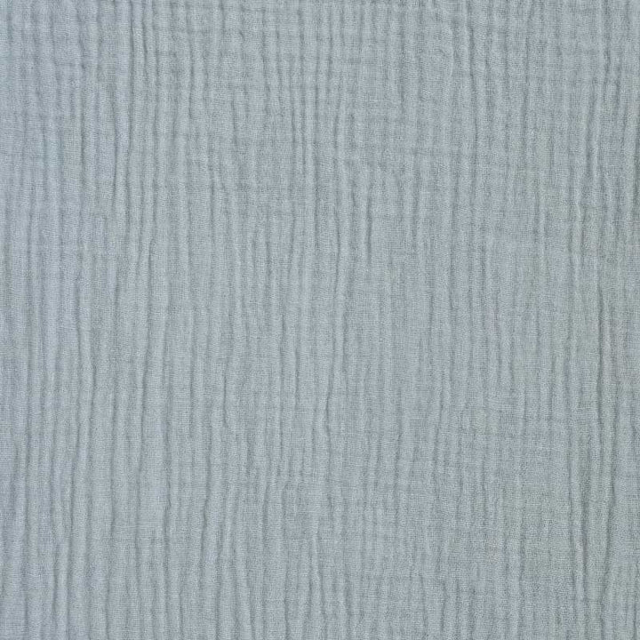 Ensfarvet double gauze babyblå