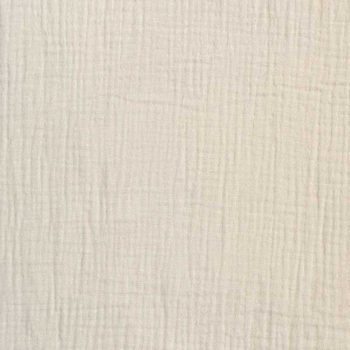 Ensfarvet double gauze, ecru