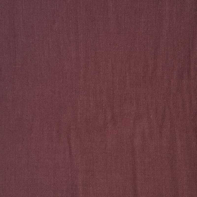 Ensfarvet fast viscose / hør, mørk rosa - KreStoffer