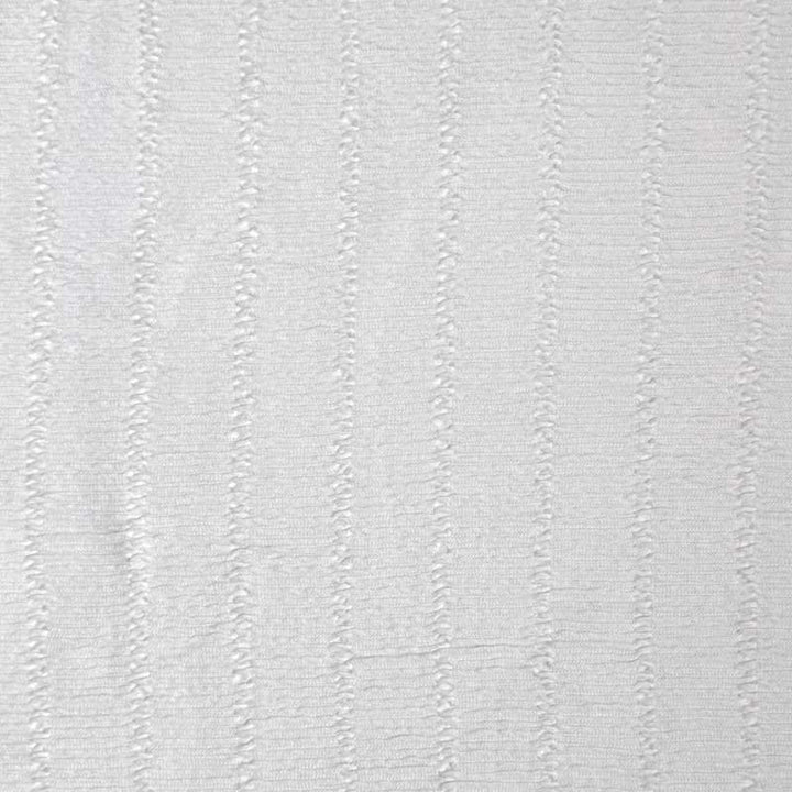 Ensfarvet Jacquard strik hvid