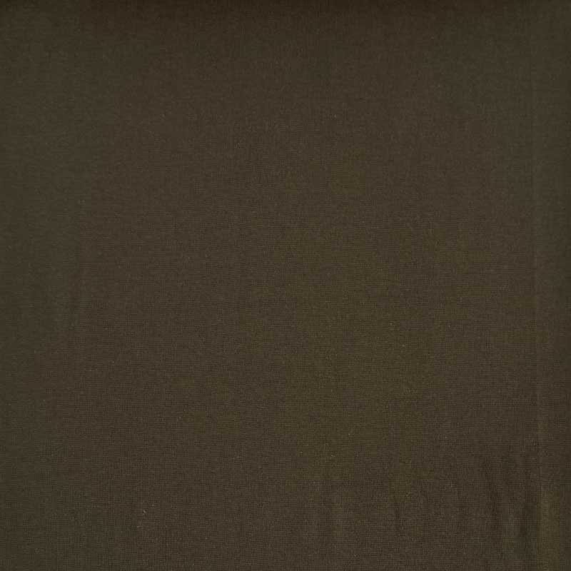 Ensfarvet rib, army - KreStoffer