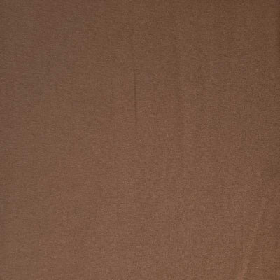 Ensfarvet rib, mørk beige - KreStoffer