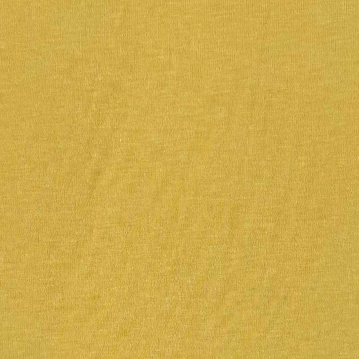 Ensfarvet viscose jersey gul