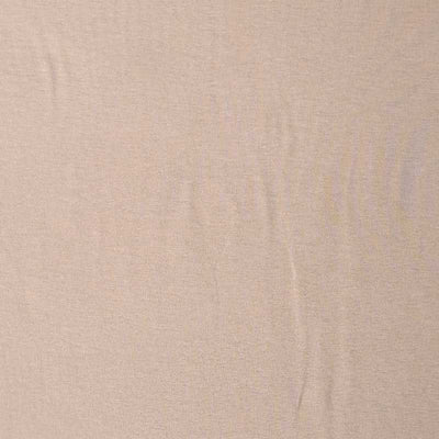 Ensfarvet viscose jersey, rosy beige - KreStoffer