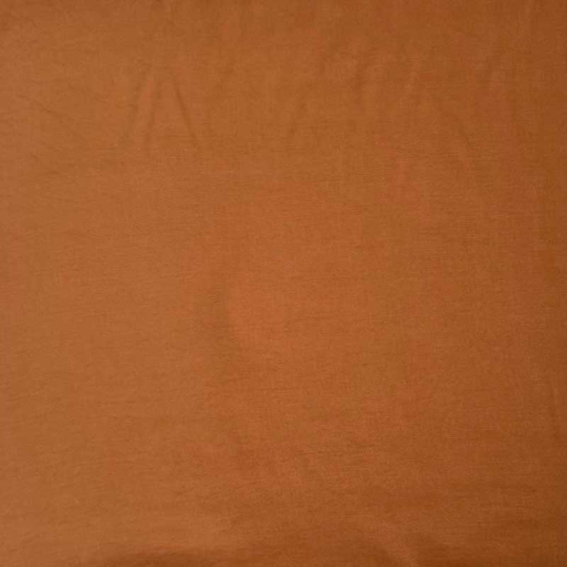 Ensfarvet viscose satin abricos