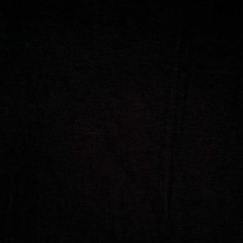 Ensfarvet viscose strik sort