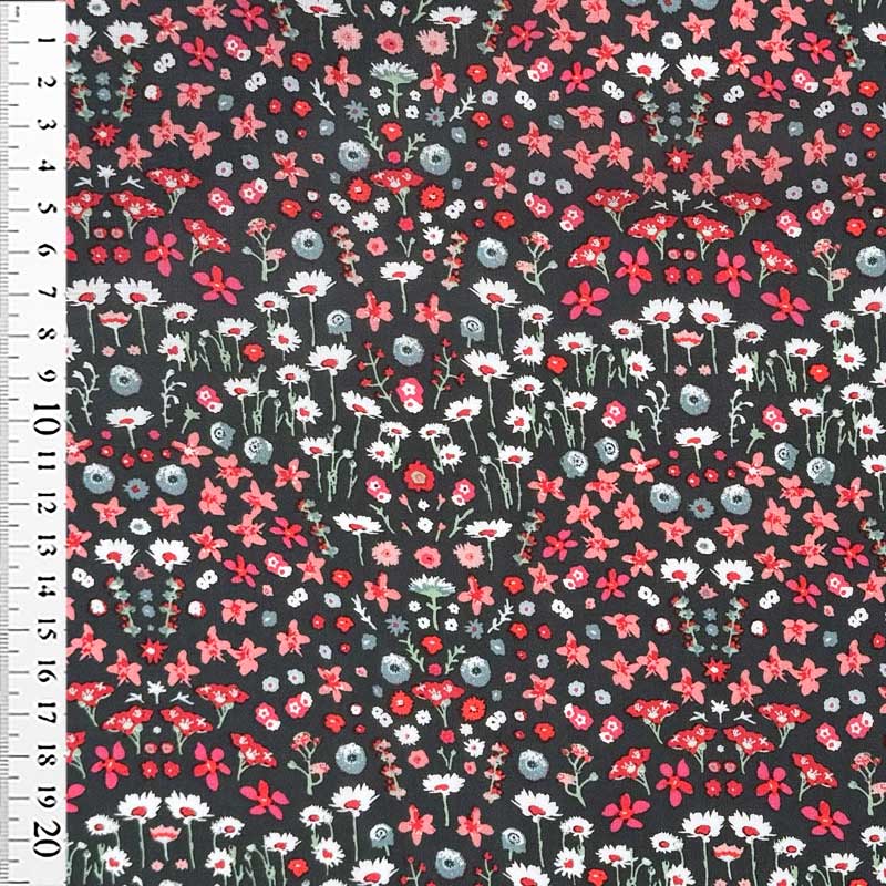 Fast Rayon med Painted Cerise Field