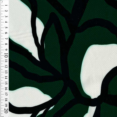 Fast viscose med abstrakte grene - KreStoffer