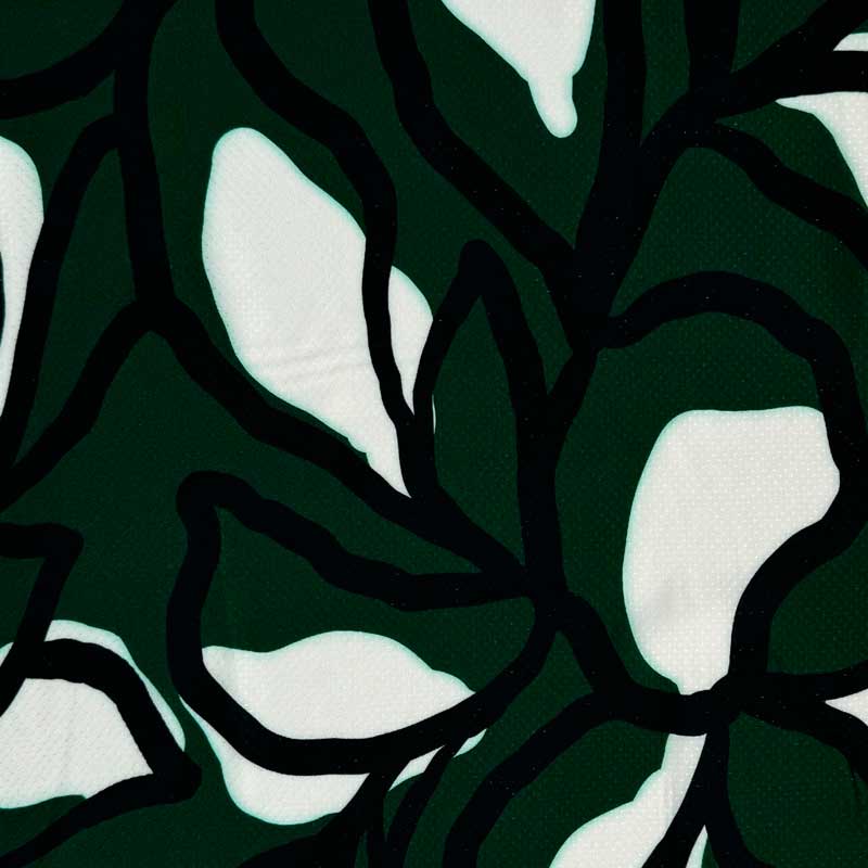 Fast viscose med abstrakte grene - KreStoffer