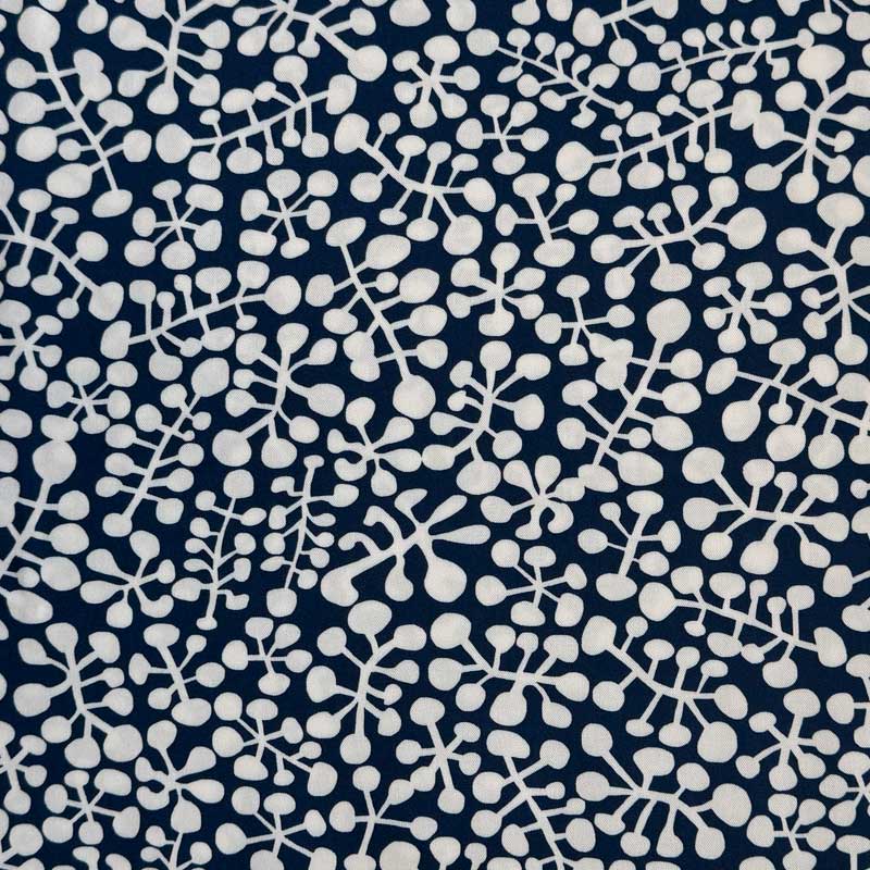 Fast viscose med abstrakte grene - KreStoffer