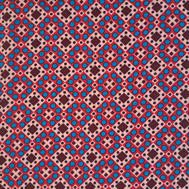 Fast viscose med geometrisk mønster