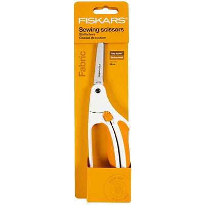 Fiskars Soft touch saks, hvid - KreStoffer