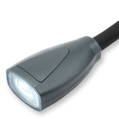 Fleksibel LED nakkelampe i sort - KreStoffer