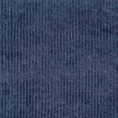 Fløjlsjersey, jeansblå - KreStoffer
