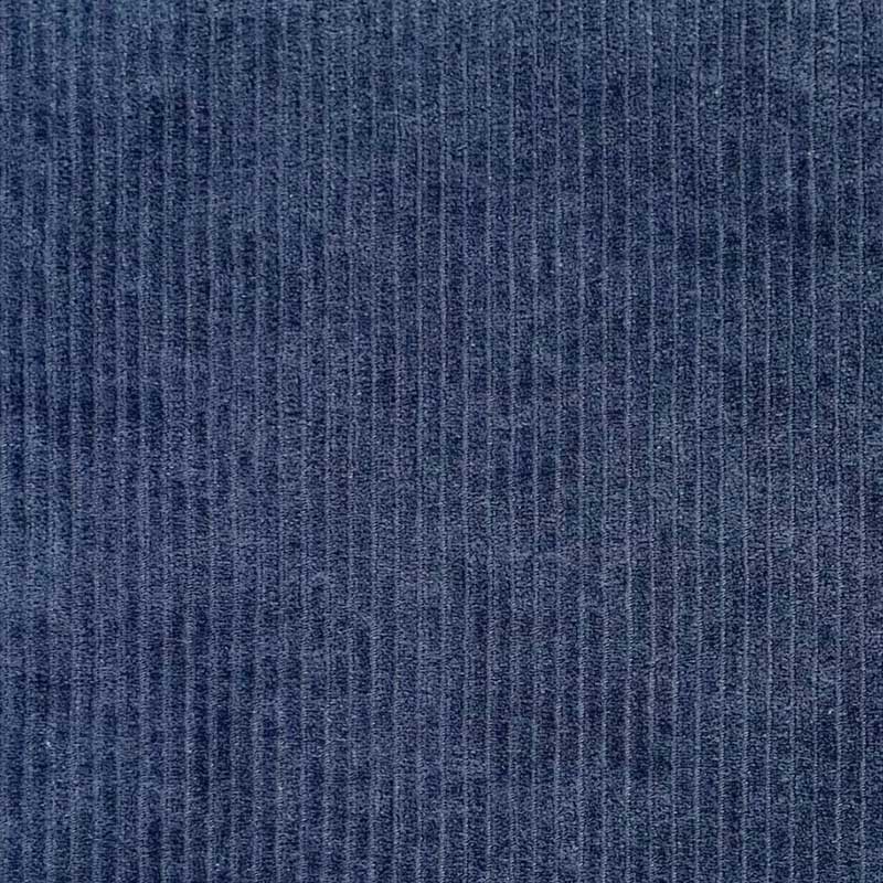 Fløjlsjersey, jeansblå - KreStoffer
