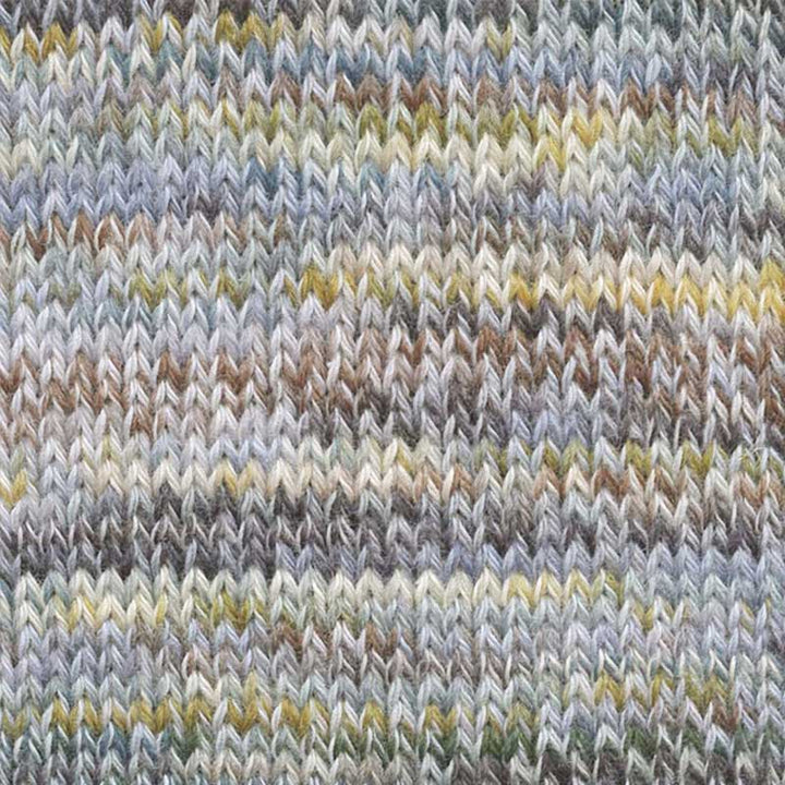 Footprints garn fra Lang Yarns Grøn blå mix
