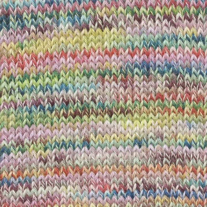 Footprints garn fra Lang Yarns Grøn gul rose