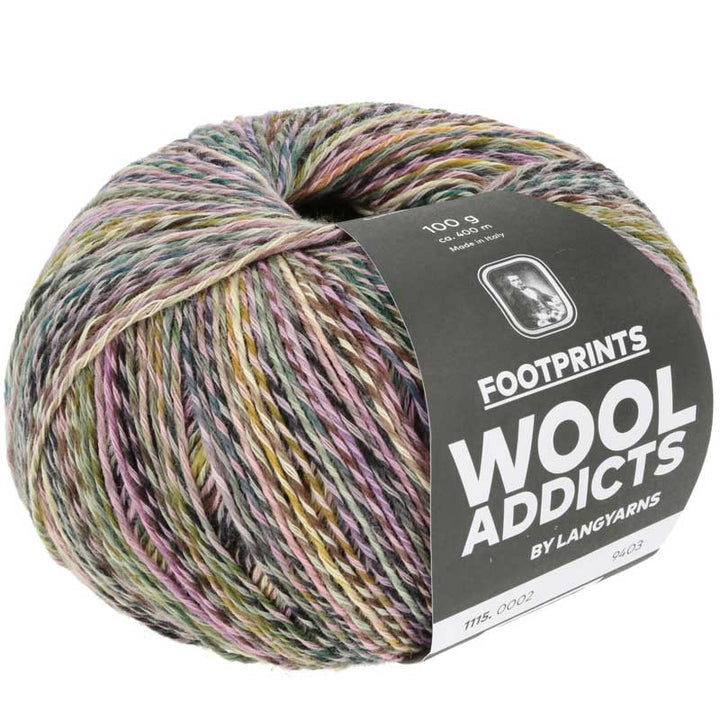 Footprints garn fra Lang Yarns Pastel mix